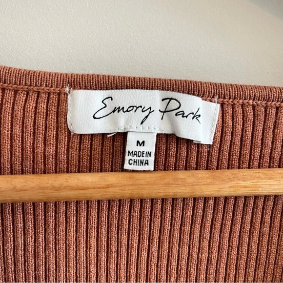 Emory Park Women’s Bodycon Ballon Sleeve Tunic Sweater Dress size Medium - Picture 10 of 12